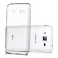 Silikonový kryt pre Samsung Galaxy J3 2016 - Priehľadný