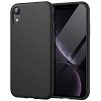Silikonový kryt pre iPhone XR - Čierný