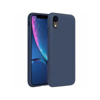 Silikonový kryt pre iPhone XR - Tmavo modrý