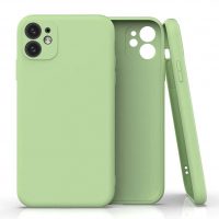 Silikónový kryt pre iPhone 12 - Svetlo zelený