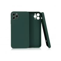 Silikónový kryt pre iPhone 11 Pro Max - Tmavo zelený