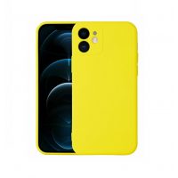 Silikónový kryt pre iPhone 12 - Žltý
