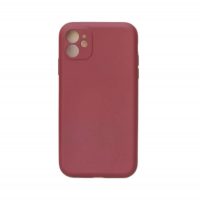 Silikónový kryt pre iPhone 12 Mini - Tmavo ružový