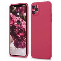 Silikónový kryt pre iPhone 11 Pro Max - Tmavo ružový