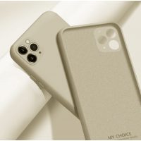 Silikonový kryt pre iPhone 11 Pro Max béžový