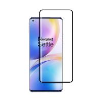 Ochranné sklo pre OnePlus 8 PRO - Čierne, zaoblené