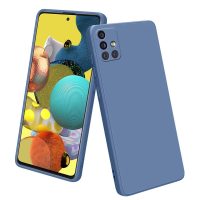 Silikónový kryt pre Samsung Galaxy A51 - Modrý