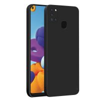 Silikónový kryt pre Samsung Galaxy A21s - Čierny