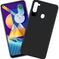 Silikónový kryt pre Samsung Galaxy M11 - Čierny