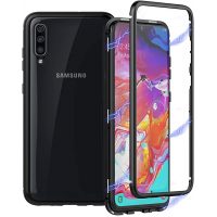 Magnetický kryt pre Samsung Galaxy A70 - Čierny