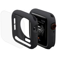 ENKAY Kryt + sklo pro Apple Watch 40mm - Černá