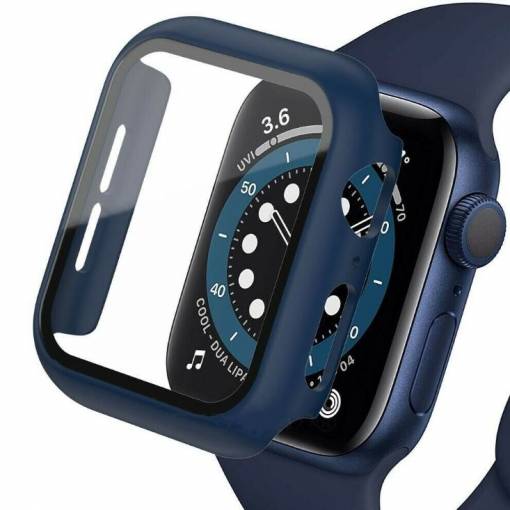 Foto - Ochranný kryt pre Apple Watch - Tmavo modrý, 40 mm
