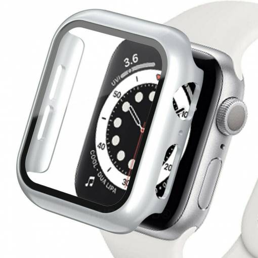 Foto - Ochranný kryt pre Apple Watch - Strieborný, 40 mm