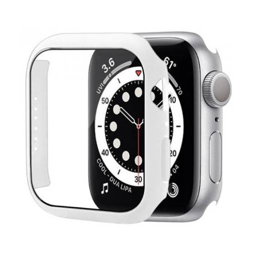 Foto - Ochranný kryt pre Apple Watch - Biely, 41 mm