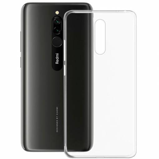 Foto - Silikónový kryt pre Xiaomi Redmi 8 - Priehľadný