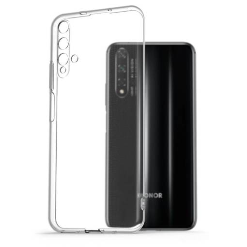 Foto - Silikónový kryt pre Huawei Nova 5T - Priehľadný