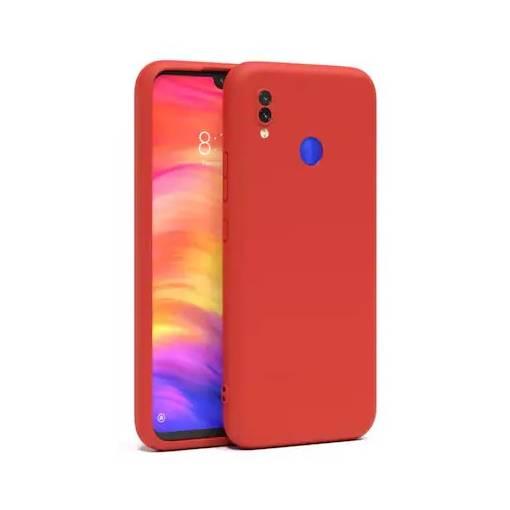 Foto - Silikónový kryt pre Xiaomi Redmi Note 7 a 7 Pro - Červený