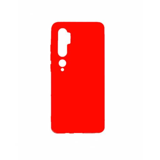 Foto - Silikónový kryt pre Xiaomi Mi Note 10 a 10 Pro - Červený