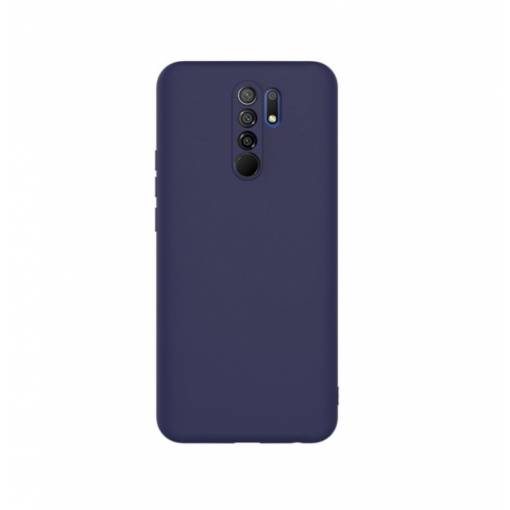 Foto - Silikónový kryt pre Xiaomi Redmi 9 - Tmavo modrý