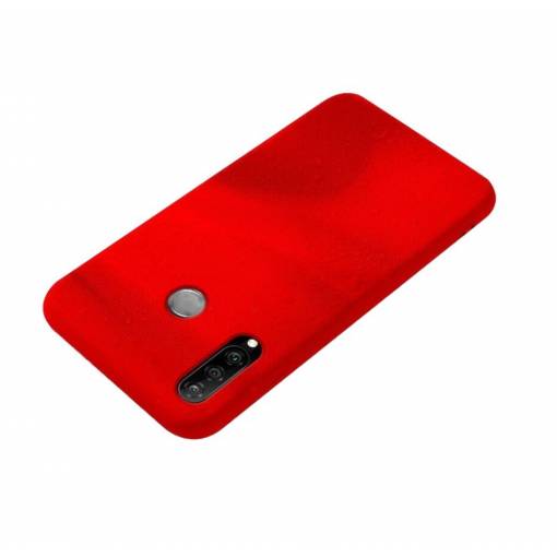 Foto - Silikónový kryt pre Huawei P30 Lite - Červený