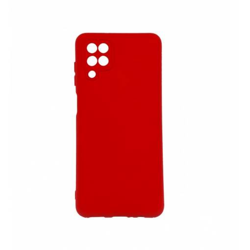 Foto - Silikónový kryt pre Samsung Galaxy A12 - Červený
