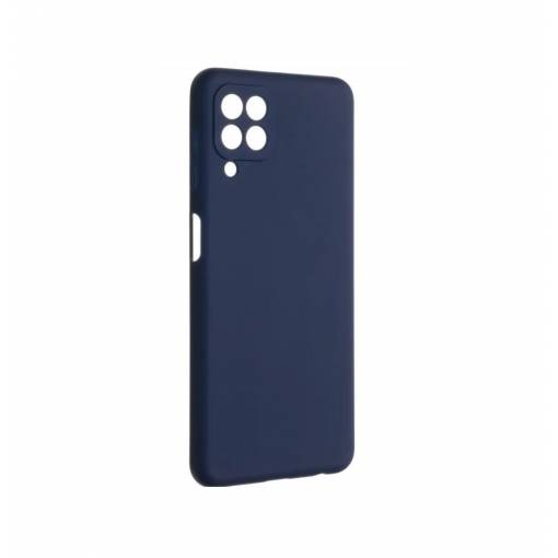 Foto - Silikónový kryt pre Samsung Galaxy A12 - Tmavo modrý