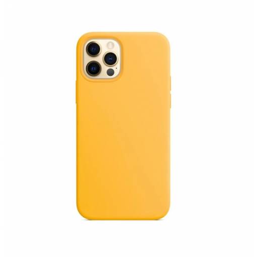 Foto - Silikónový kryt pre iPhone 12 Pro - Žltý
