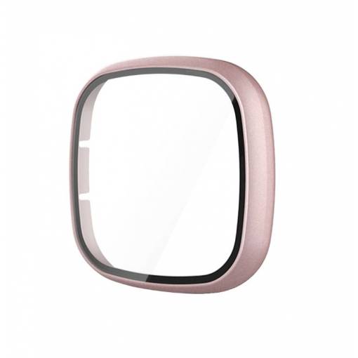 Foto - Ochranný kryt pre Fitbit Versa 3 a Sense - Lesklý ružový