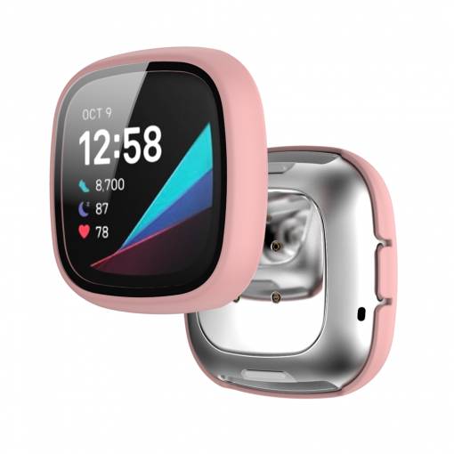 Foto - Ochranný kryt pre Fitbit Versa 3 a Sense - Ružový