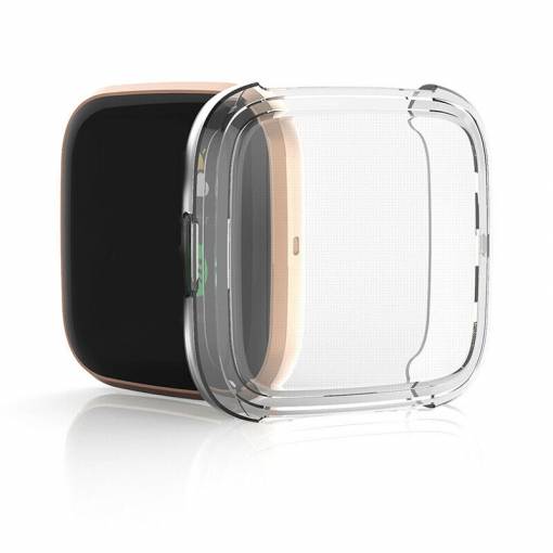Foto - Silikónový kryt pre Fitbit Versa 2 - Transparentný