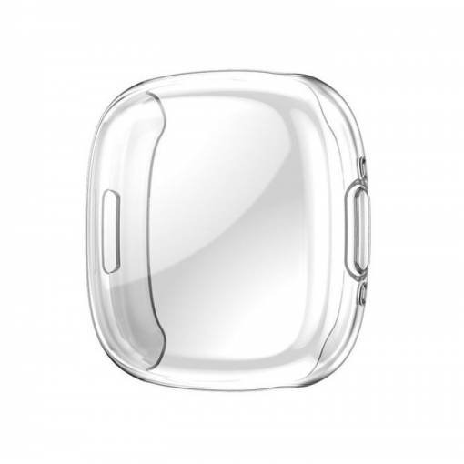 Foto - Silikónový kryt pre Fitbit Versa - Transparentný