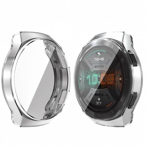 Foto - Silikónový kryt pre Huawei Watch GT 2e - Transparentný