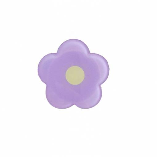 Foto - Pop Socket držiak na mobilný telefón - Kvetina, fialová