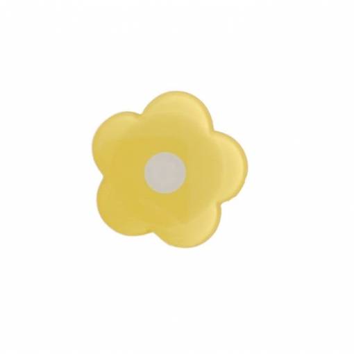 Foto - Pop Socket držiak na mobilný telefón - Kvetina, žltá