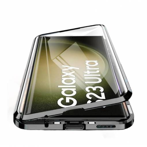 Foto - Magnetický kryt pre Samsung Galaxy S23 Ultra 5G - Čierny