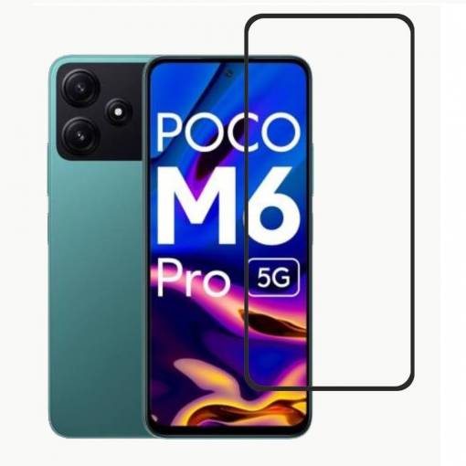 Foto - Ochranné sklo pre Xiaomi Poco M6 Pro - Čierne