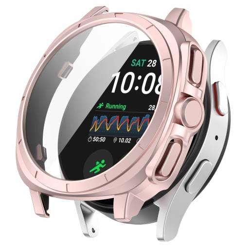 Foto - Silikónový ochranný kryt pre Samsung Galaxy Watch 7 44 mm - Ružový