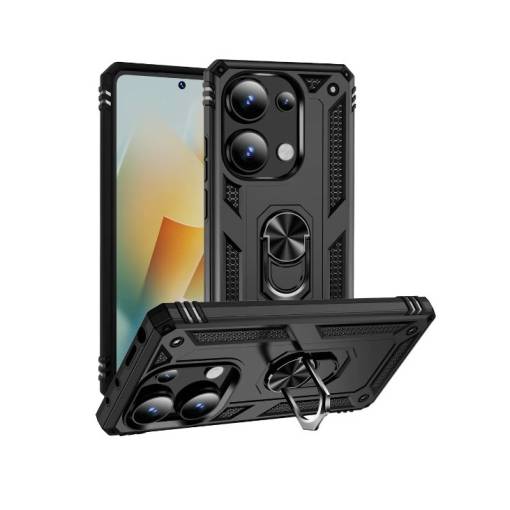 Foto - Armor silikónový kryt pre Xiaomi Redmi Note 13 Pro 4G - Čierny
