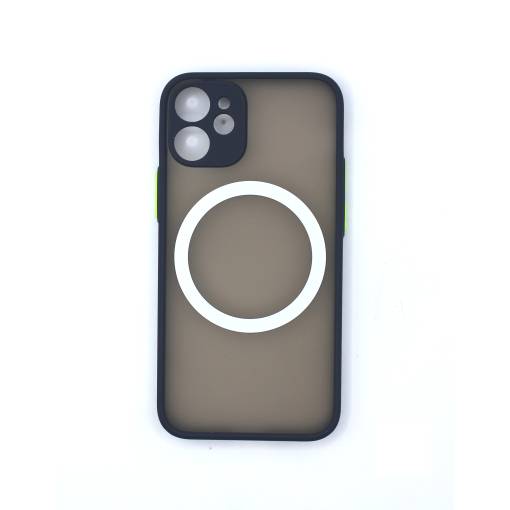 Foto - MagSafe silikónový kryt pre iPhone 12 - Modrý