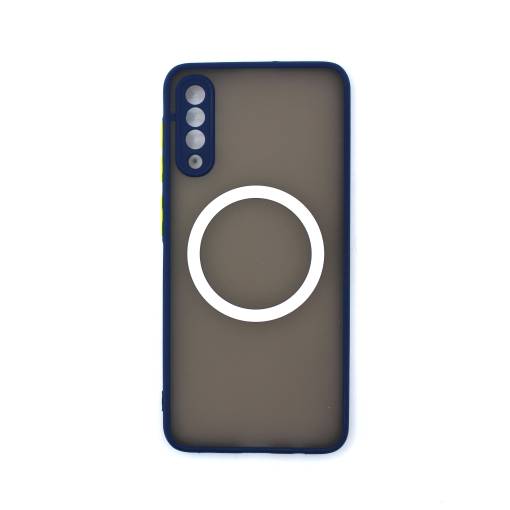 Foto - MagSafe silikónový kryt pre Samsung Galaxy A50 - Modrý