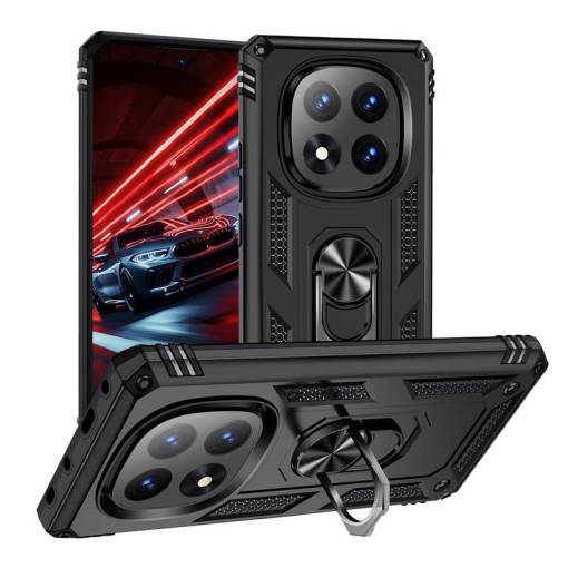 Foto - Armor silikónový kryt pre Xiaomi Redmi Note 14 Pro 5G a Xiaomi Redmi Note 14 Pro+ - Čierny