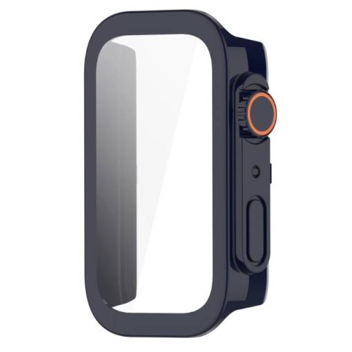 Foto - Ochranný kryt pre Xiaomi Band 3 a Mi Band 9 Active - Tmavo modrý