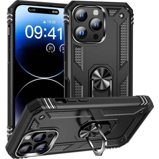 Foto - Armor silikónový kryt pre iPhone 16 Pro - Čierny