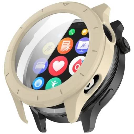 Foto - Ochranný kryt pre Xiaomi Watch S4 - Béžový