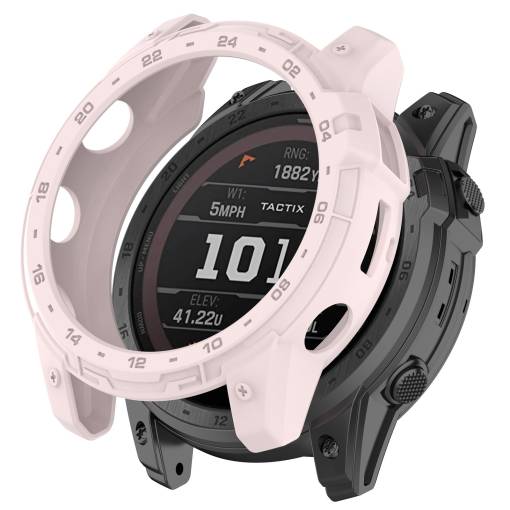 Foto - Silikónový rámček pre Garmin Enduro 2 a Garmin Tactix 7 - Ružový