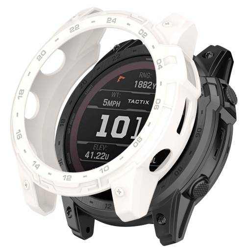 Foto - Silikónový rámček pre Garmin Enduro 2 a Garmin Tactix 7 - Biely