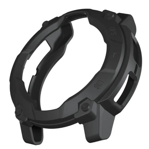 Foto - Silikónový rámček pre Garmin Instinct 3 - Čierny, 50 mm