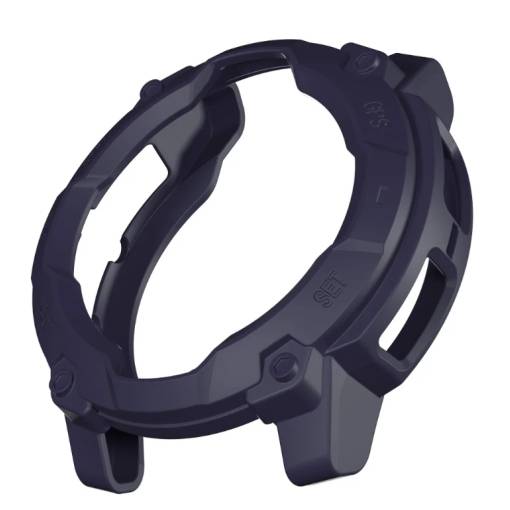 Foto - Silikónový rámček pre Garmin Instinct 3 - Modrý, 45 mm