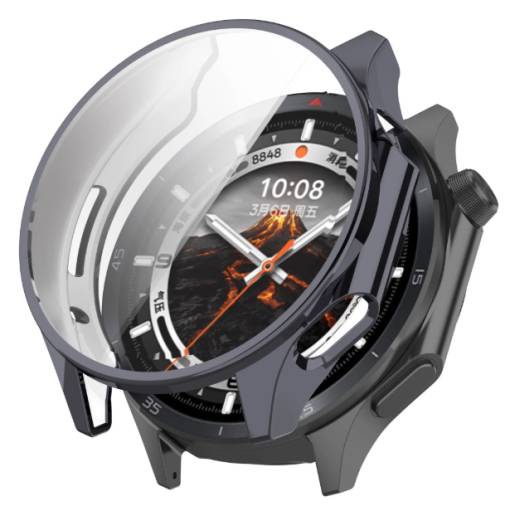 Foto - Silikónový kryt pre Oppo Watch X2 a OnePlus Watch 3 - Sivý