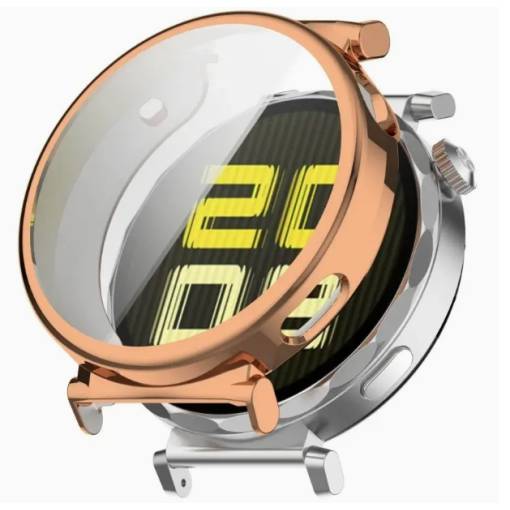Foto - Silikónový kryt pre Huawei Watch GT5 41mm - Zlato růžový